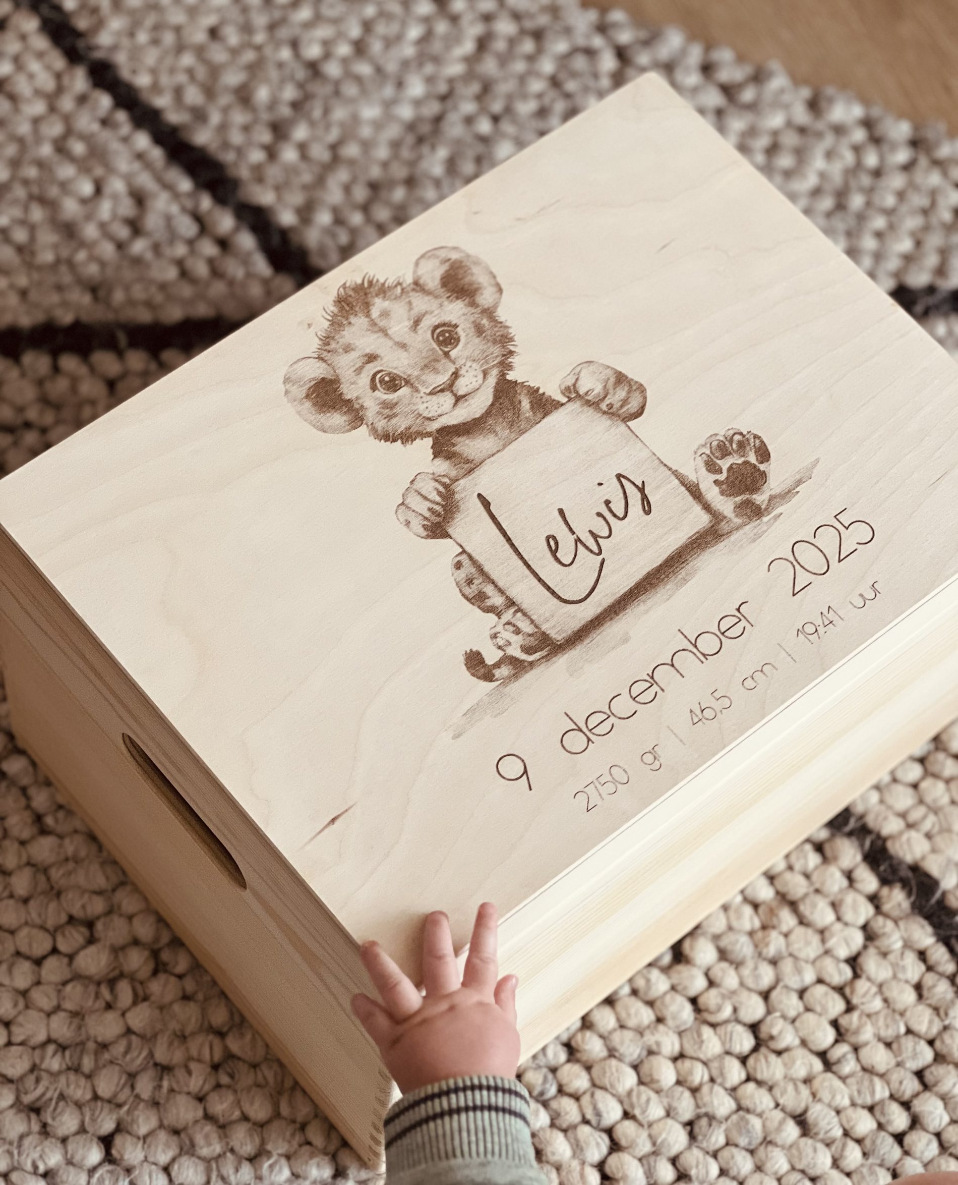 Geboortebox geboortekaartje