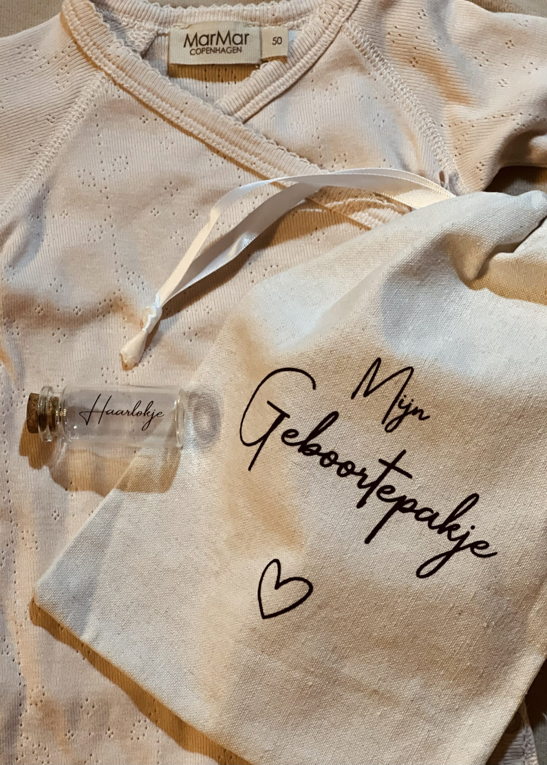 Bewaarzakje geboortepakje